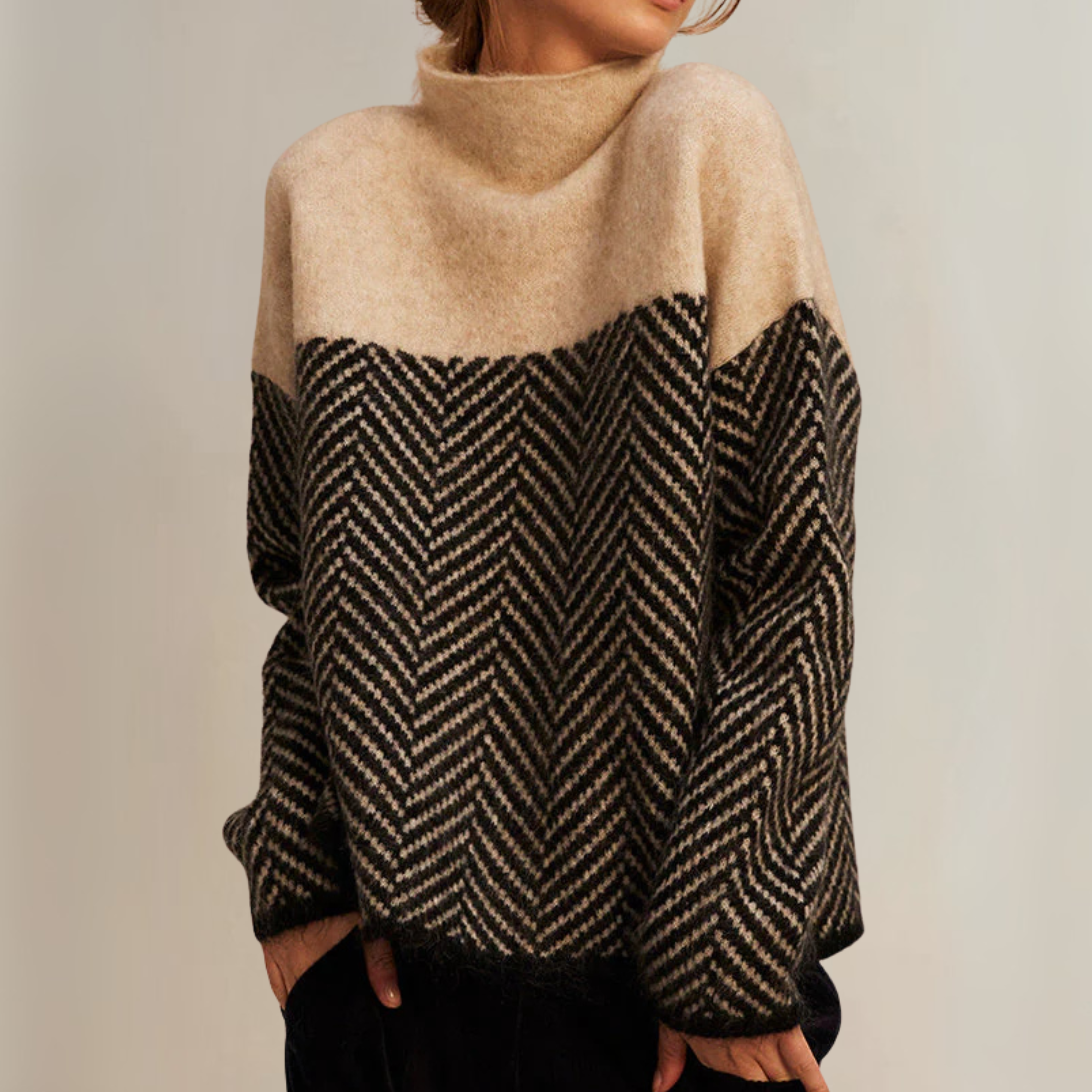 MALENE - KATTE TURTLENECK GENSER