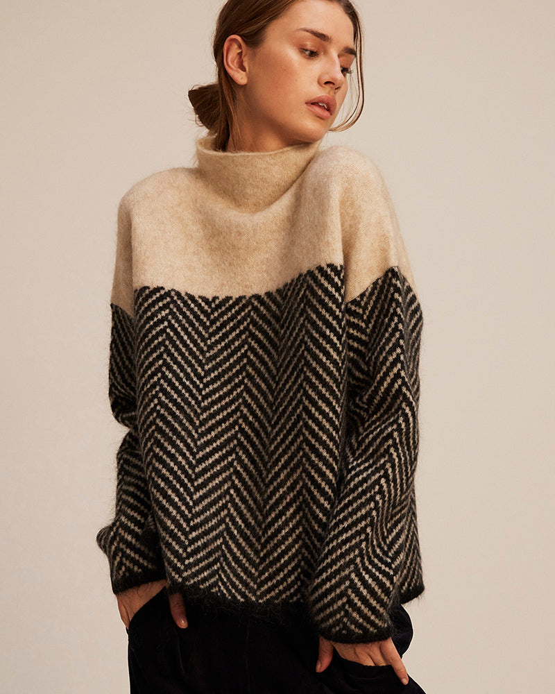 MALENE - KATTE TURTLENECK GENSER