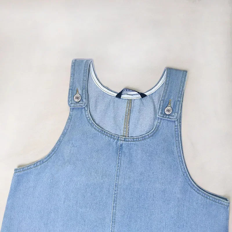 Elfrid | Ermeløs Denimkjole