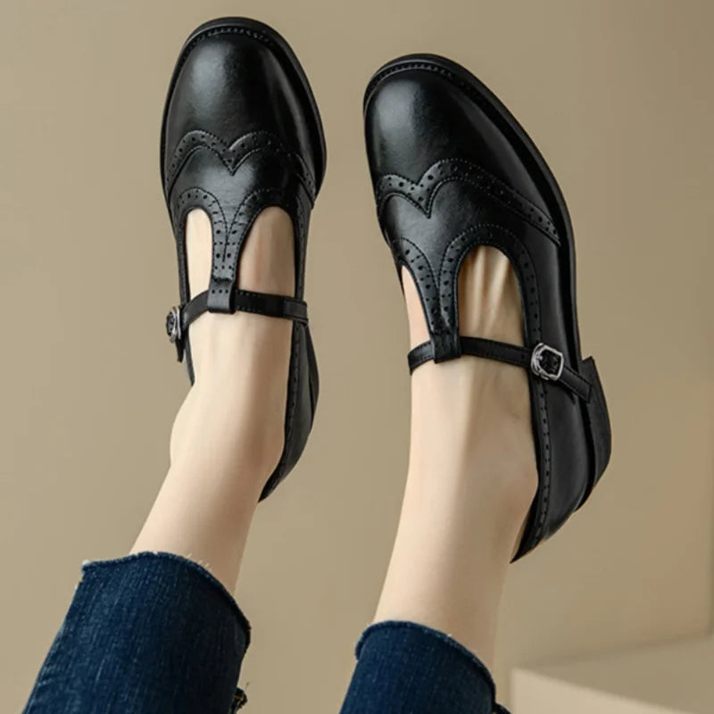 Marta Oslo™| Elegant T-Strap Mary Janes