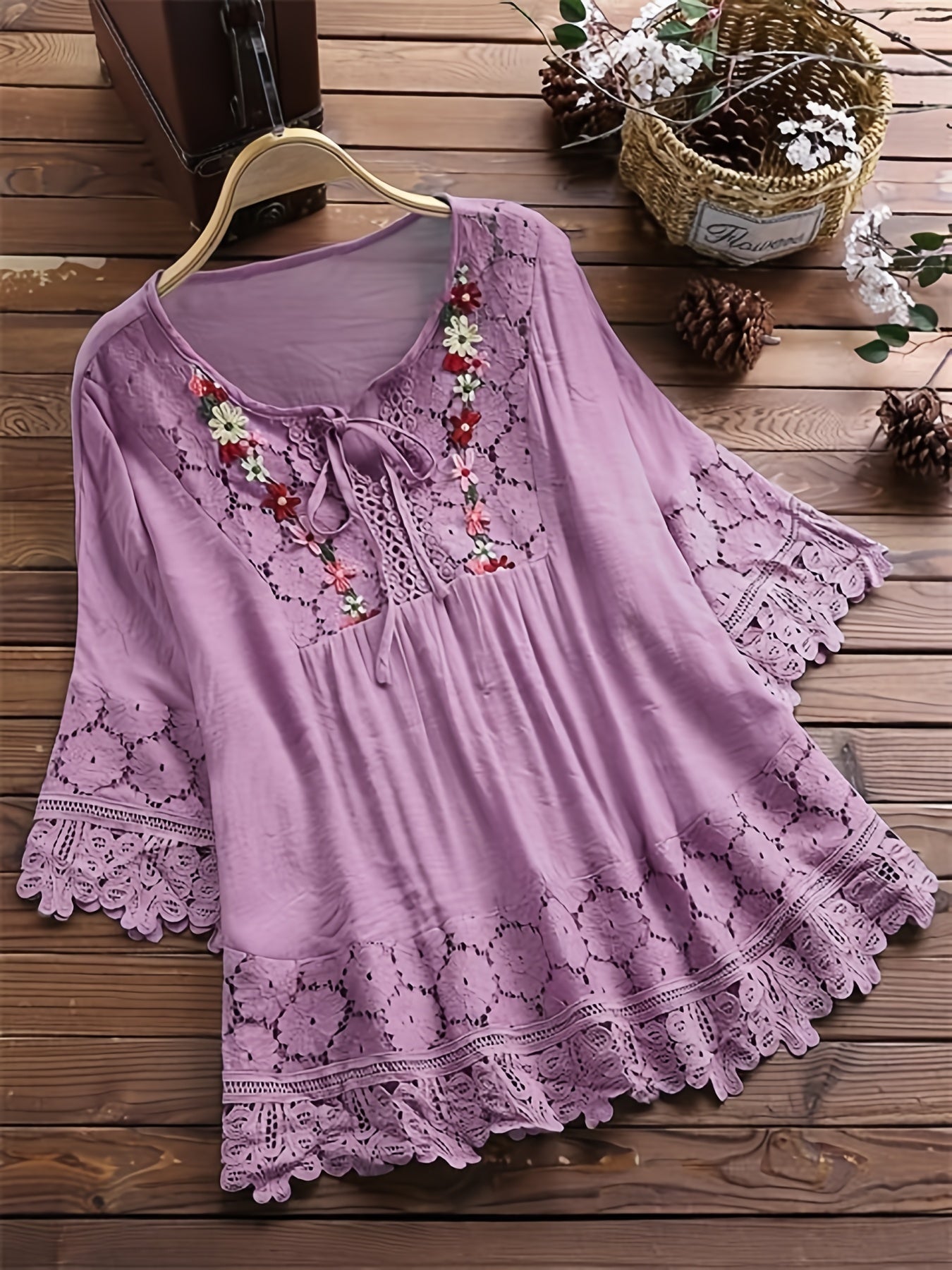 Ane | Elegant Blondebluse