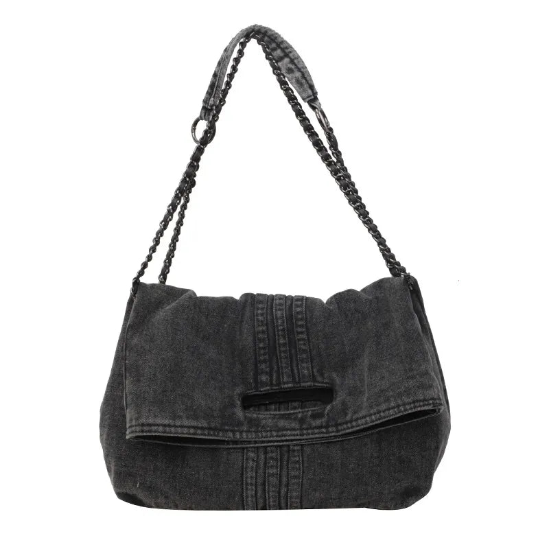 Adele | Skulderveske i Denimlook