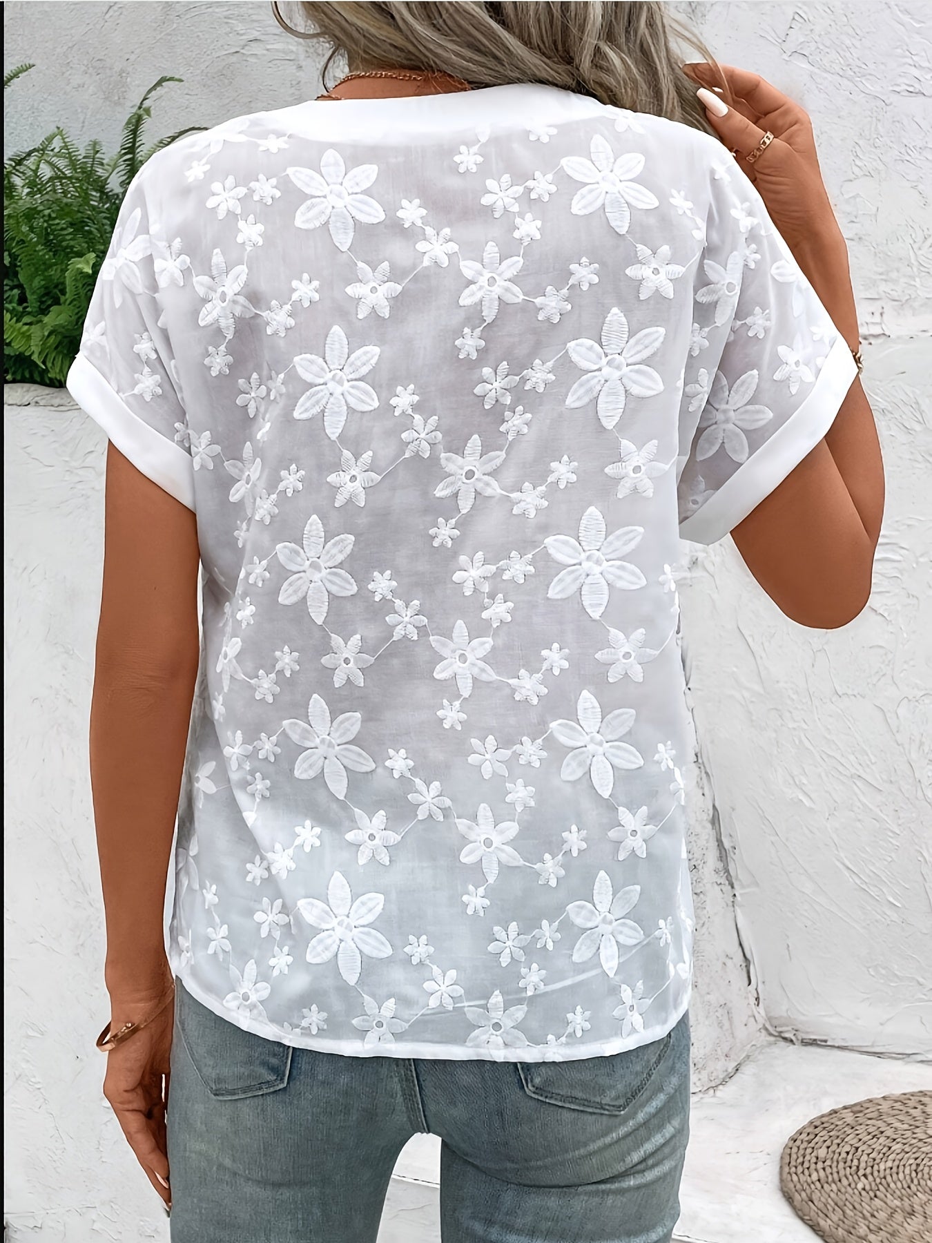 Amara | Elegant Hvit Bluse