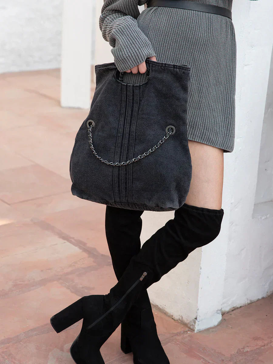 Adele | Skulderveske i Denimlook