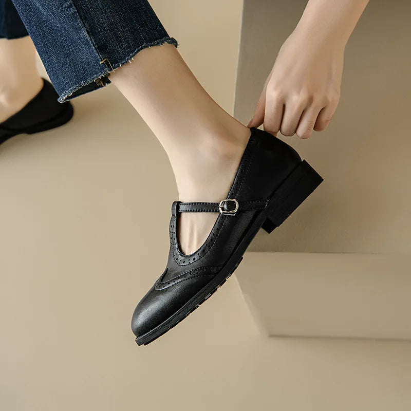 Marta Oslo™| Elegant T-Strap Mary Janes