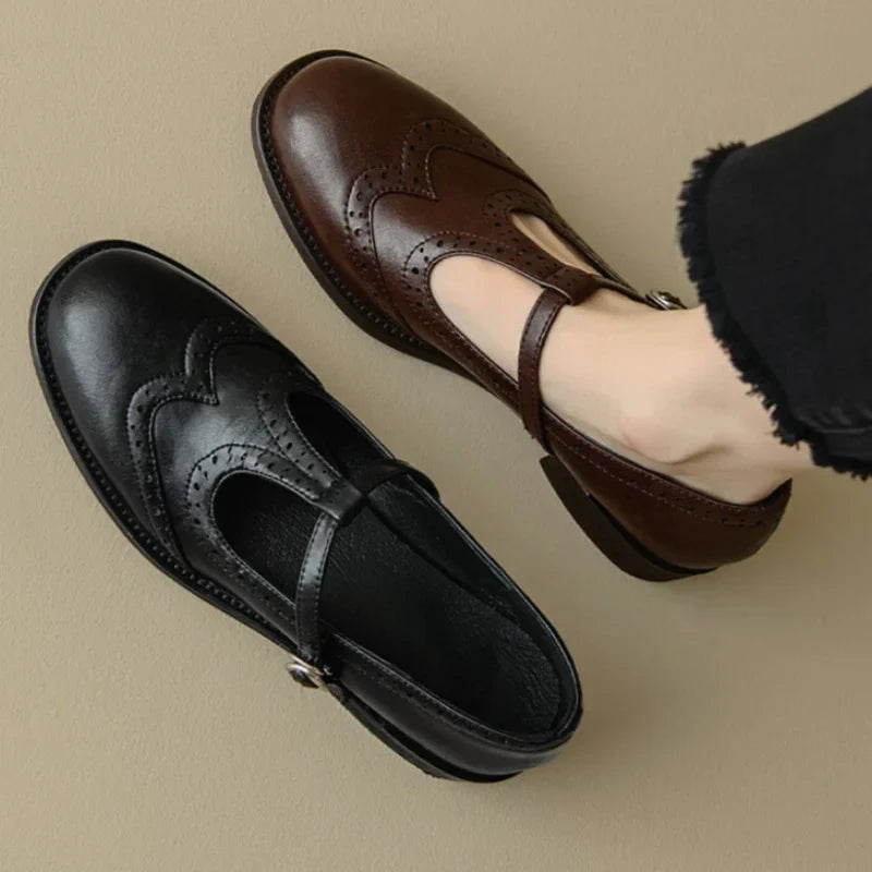 Marta Oslo™| Elegant T-Strap Mary Janes