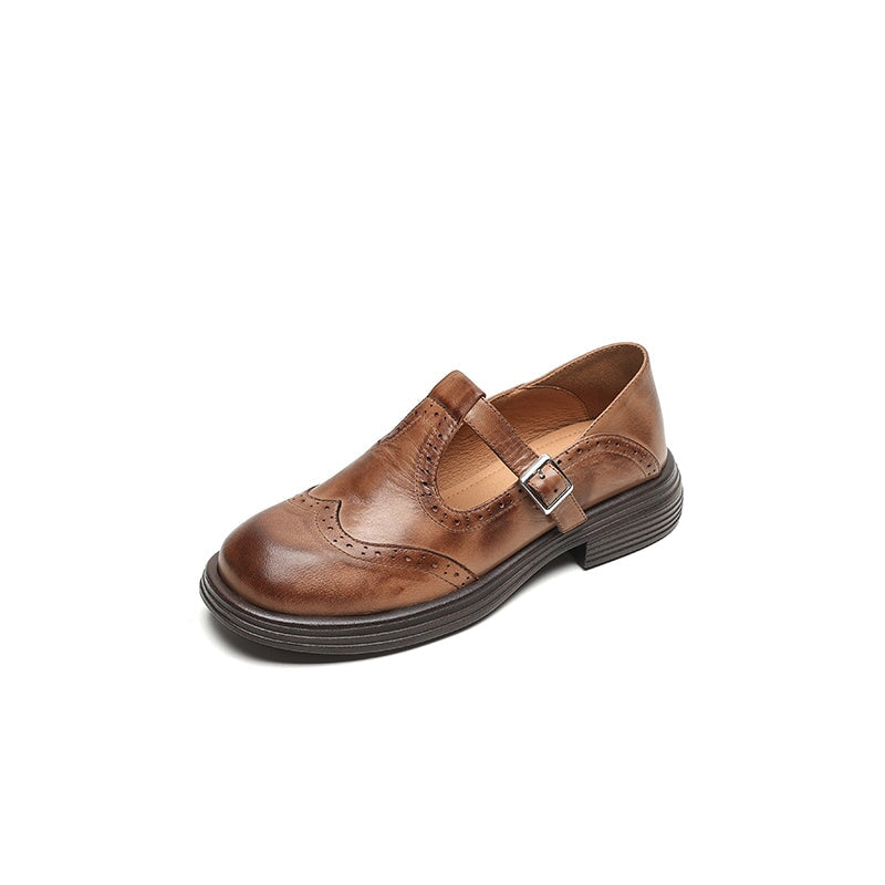Marta Oslo™| Elegant Mary Janes laget av lær