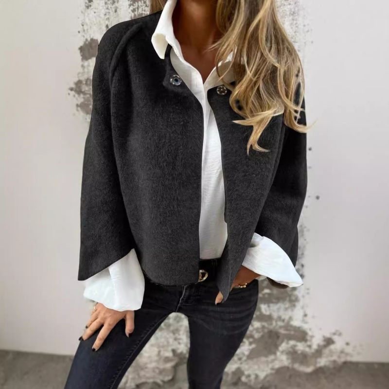 Ilse™ | Kort jakke med elegant utslåtte ermer