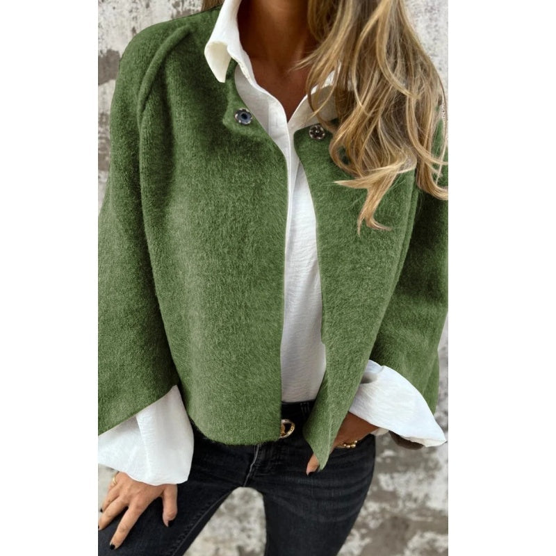 Ilse™ | Kort jakke med elegant utslåtte ermer