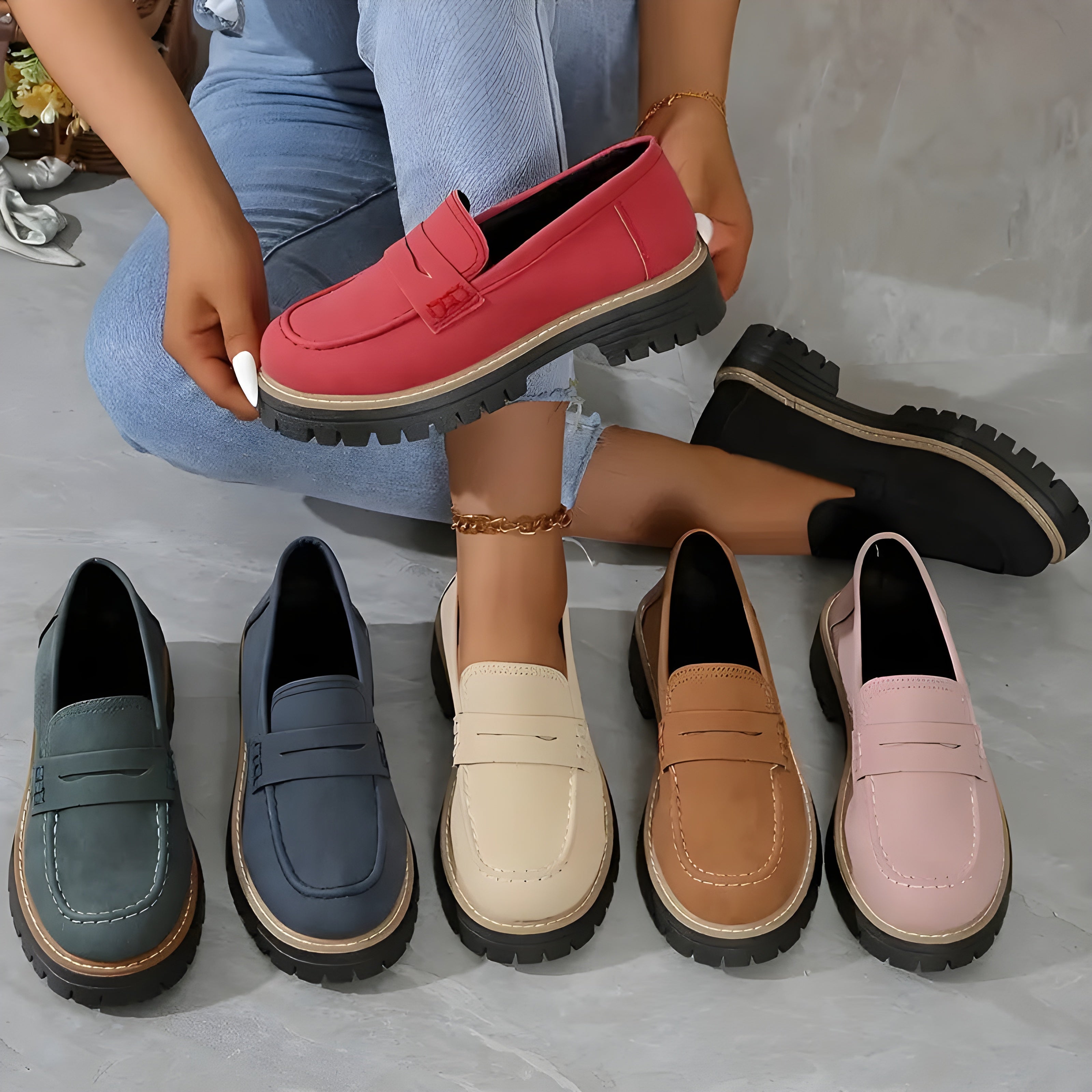 Ariana | Stilrene Loafers med Ultimat Komfort